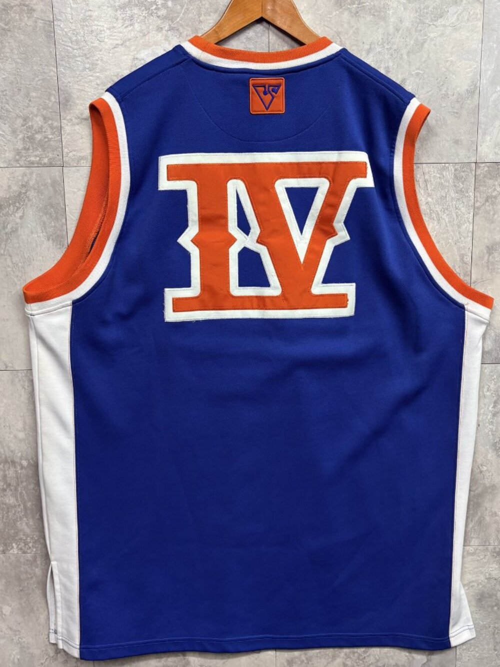 Vokal Classic Basketball Jersey Men's 2XL Blue Orange IV Stitched Y2K Hip Hop - Picture 8 of 9